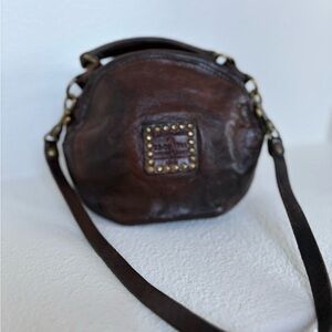Campomaggi Dark Brown Leather Crossbody Bag